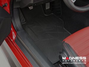 FIAT 124 Floor Mats - All Weather - Rubber - Premium 